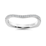 True fit matching diamond wedding band and a beautiful reminder of that special day for years to come.