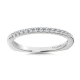 True fit matching diamond wedding band and a beautiful reminder of that special day for years to come.