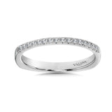 True fit matching diamond wedding band and a beautiful reminder of that special day for years to come.