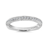 True fit matching diamond wedding band and a beautiful reminder of that special day for years to come.