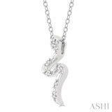 Snake Petite Diamond Fashion Pendant