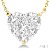 Heart Shape Lovebright Essential Diamond Necklace