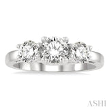 Past Present & Future Diamond Engagement Ring