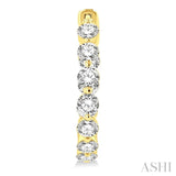 Inside-Out Diamond Hoop Earrings