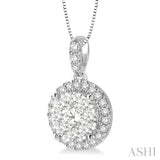 Halo Lovebright Essential Diamond Pendant