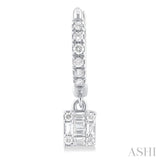 Fusion Petite Diamond Huggie Fashion Earrings