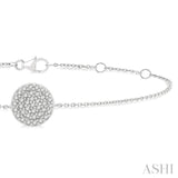 Circle Petite Diamond Fashion Bracelet