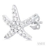 Starfish Petite Diamond Fashion Earrings