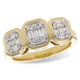 14Kt Gold Ladies Diamond Ring