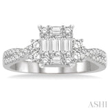 Fusion Diamond Engagement Ring