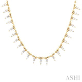 Spike Diamond Fashion Necklace