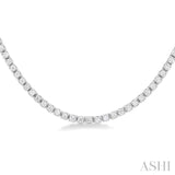 Halfway Diamond Tennis Necklace