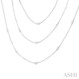 Diamond Station Long Necklace