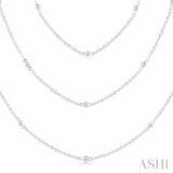 Diamond Station Long Necklace