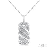 Silver Bold Diamond Fashion Pendant