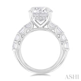 Round Shape Semi-Mount Diamond Engagement Ring