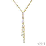 Diamond Lariat Y Necklace