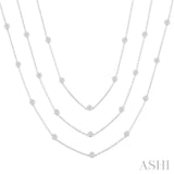 Diamond Station Long Necklace