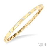 .40CTRDDM SINGLE STONE BANGLE YG 14K-G*