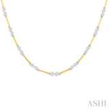 Bar Link Diamond Necklace