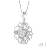 Flower Lovebright Diamond Fashion Pendant