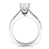 Split Shank Princess Diamond Engagement Ring