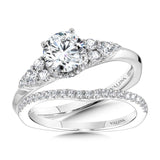 Tapered Diamond Engagement Ring