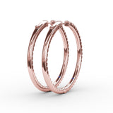 14Kt Rose Gold Diamond Fashion Earrings