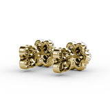 14Kt Yellow Gold Diamond Fashion Earrings