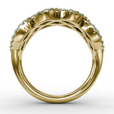 14Kt Yellow Gold Color Fashion Fashion Rings