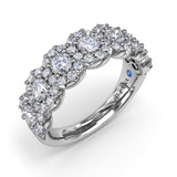 14Kt White Gold Diamond Fashion Rings