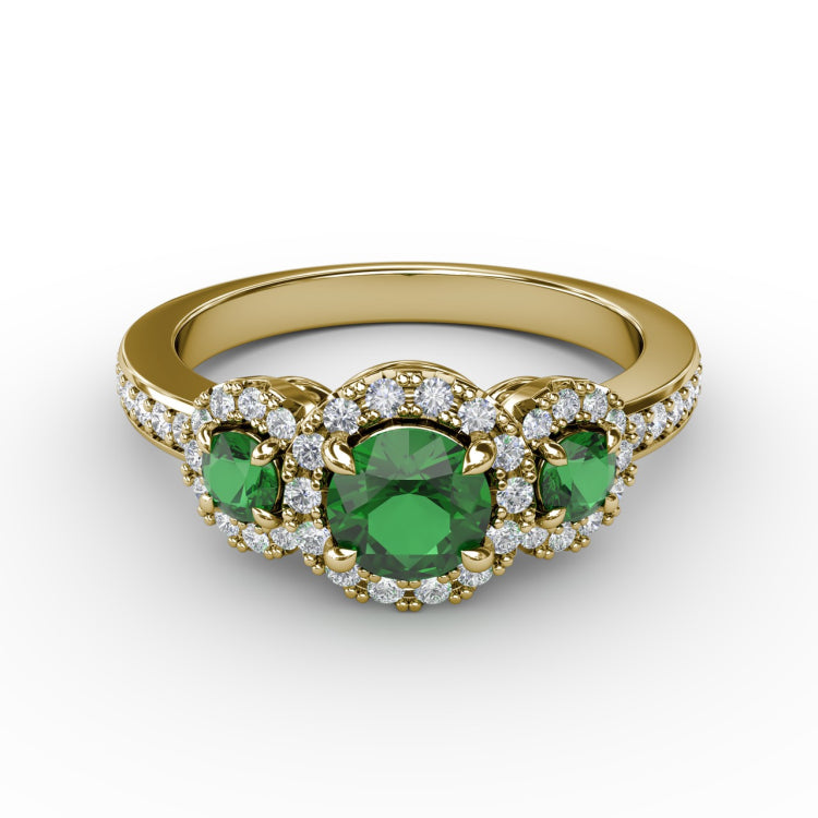 Gold-Color Titanium Engagement Ring – GTHIC