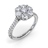 14Kt White Gold Diamond Fashion Rings