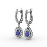 14Kt White Gold Color Fashion Earrings