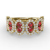 Think Like A Queen Ruby and Diamond Ring
