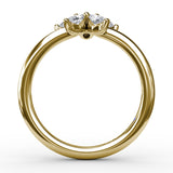 18Kt Yellow Gold Diamond Fashion Rings