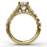 18Kt Yellow Gold Bridal Engagement Rings