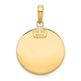 14k Saint Christopher Medal Pendant