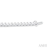 Oval Shape East-West Diamond Fashion Bracelet